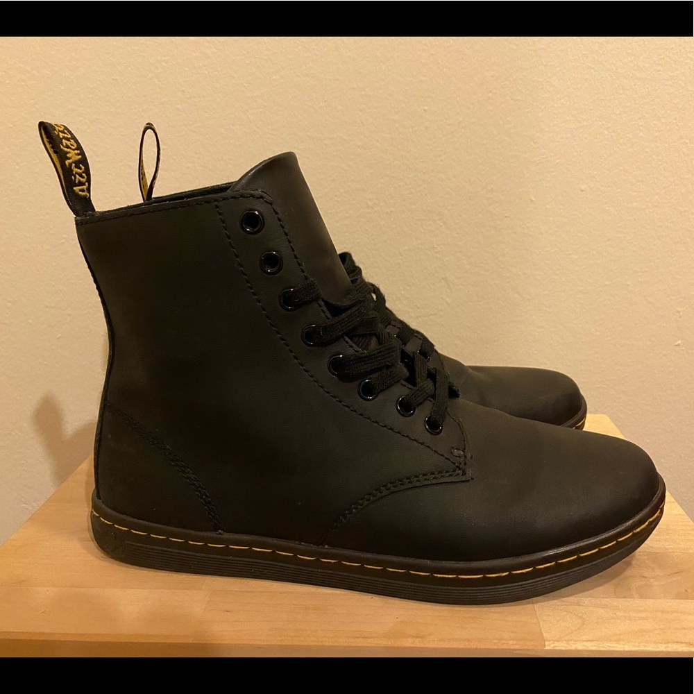 Dr. Martens Black Leather Tobias Boot Men’s US 9